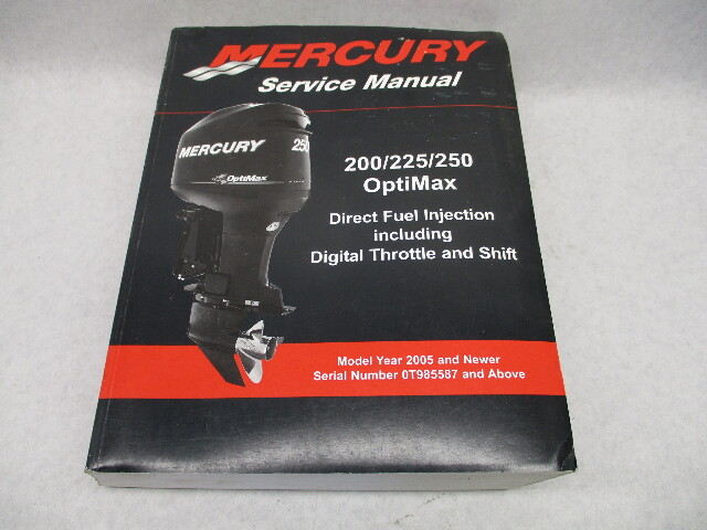 90-856252T00 Mercury Outboard Service Repair Manual 200-250 DFI Optimax 2005-09
