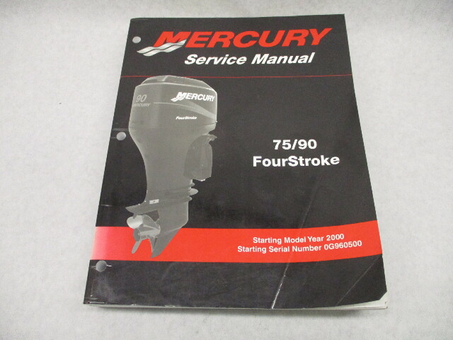 90-858895R02 03 Mercury Outboard Service Repair Manual 75 90 HP 4-Stroke 00-03