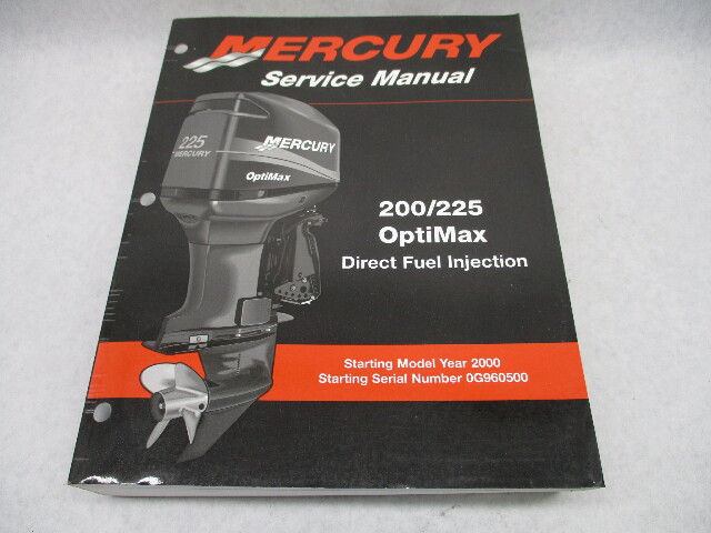 90-859769R1 Mercury Outboard Service Repair Manual 200 225 Optimax DFI 2000-01