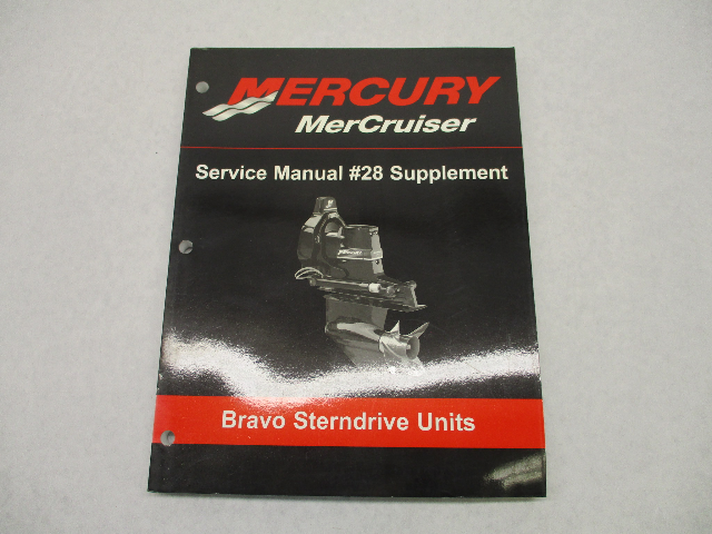 90-863160030 2003 Mercruiser #28 Service Manual Supplement for Bravo Sterndrives
