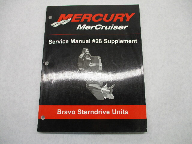 90-863160030 2003 Mercruiser 28 Service Manual Supplement for Bravo Sterndrives