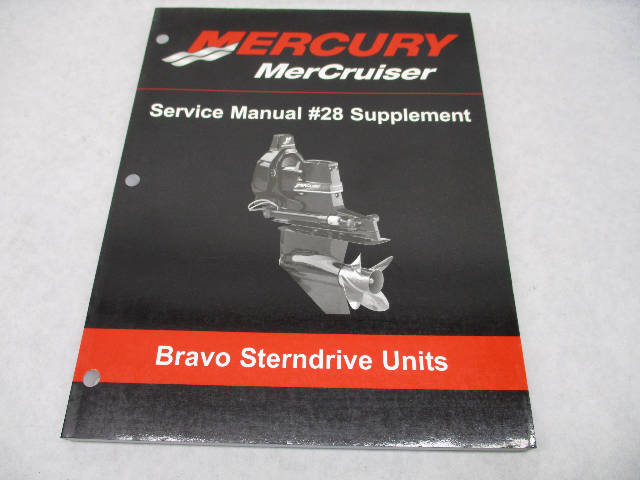 90-863160030 2003 Mercruiser 28 Service Manual Supplement for Bravo Sterndrives