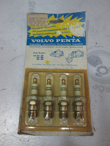 876047 Volvo Penta Engine Spark Plug Kit 4PC