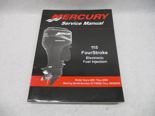 90-881980R03 Mercury Outboard Service Repair Manual 115 EFI 4-Stroke 2001-06