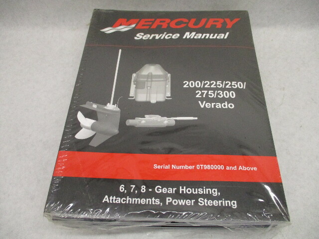 896579T01 2008 Mercury Outboard Service Manual Complete Set 200-300 Verado