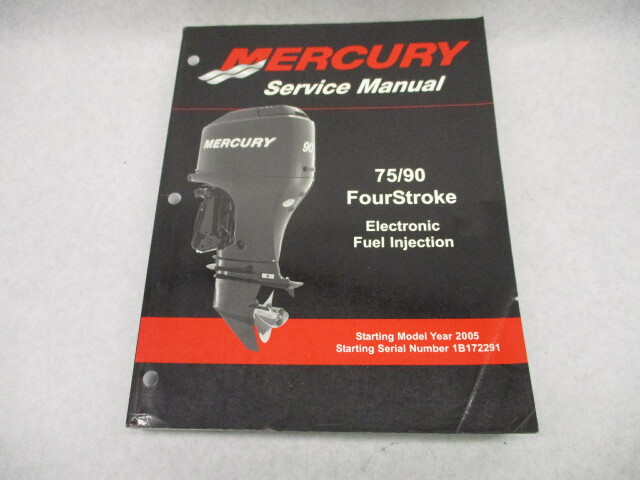 90-897725 2005 Mercury Outboard Service Repair Manual 75 90 HP 4-Stroke EFI