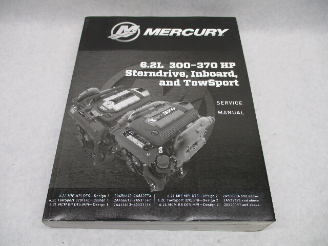 90-8M0119306 2017 Mercury Mercruiser Service Repair Manual 6.2L 300-370 HP