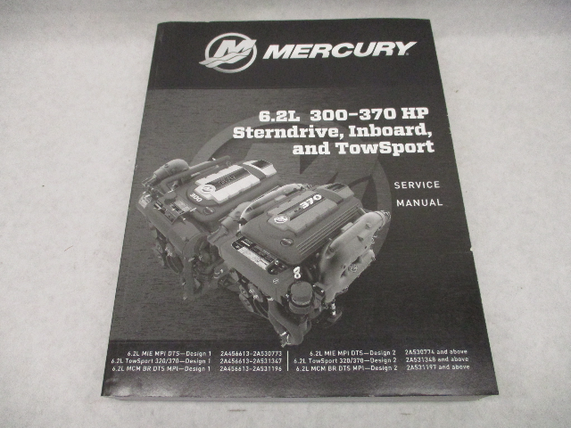 90-8M0119306 2017 Mercury Mercruiser Service Manual 6.2L 300-370 HP Sterndrive