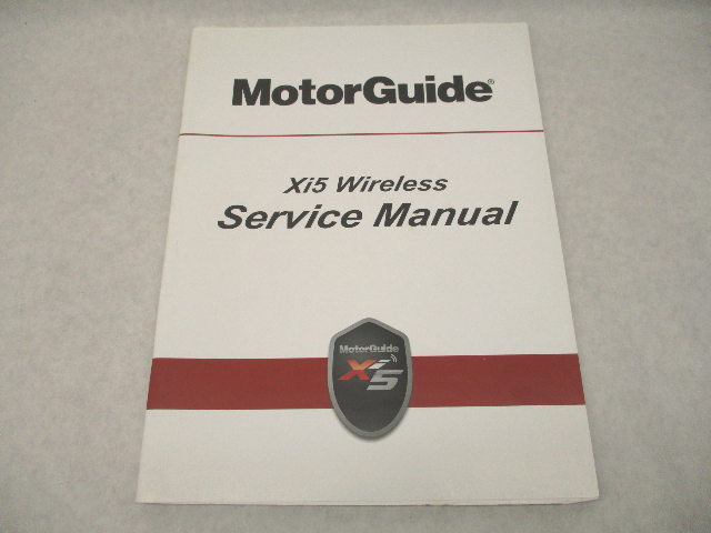90-8M0124199 2017 Trolling Motor Service Manual for MotorGuide Xi5 Wireless