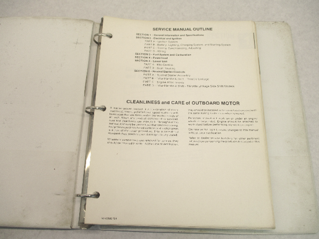 90-43509 784 Mercury Mariner Outboard Service Repair Manual 18-25 HP