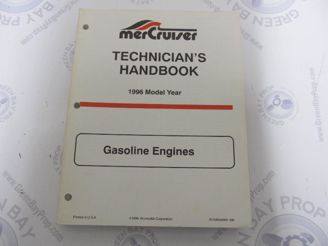 1996 Mercury Mercruiser  Gasoline Engine Technicians Handbook 90-806535960