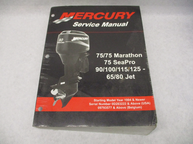 90-830234R04 Mercury Outboard Service Repair Manual 75-125 HP 65/80 JET 94-03