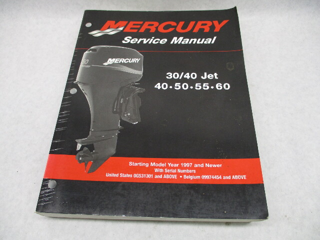 90-852572R02 02 Mercury Outboard Service Manual 30-40 Jet 40-60 HP 1997+