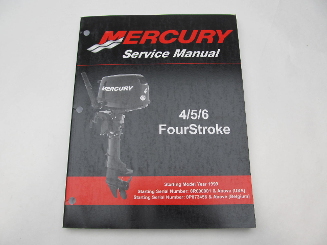 857138R02 06 Mercury Outboard Service Repair Manual 4/5/6 FourStroke 1999-06