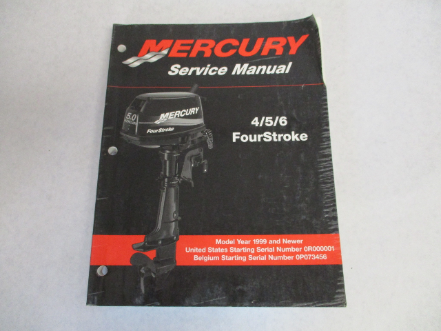 90-857138R1 Mercury Outboard Service Manual 4/5/6 FourStroke 1999 2000