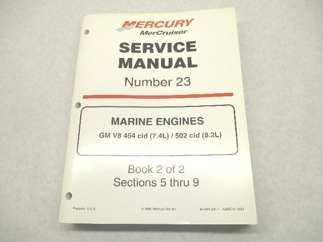 8613261 1999 MerCruiser Service Repair Manual 23 GM V-8 Marine Engines Book 2