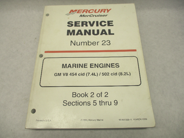 8613261 1999 MerCruiser Service Repair Manual 23 GM V-8 Marine Engines Book 2