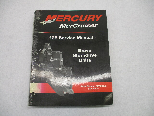 90-863160 2000 Mercury Mercruiser #28 Service Manual for Bravo Sterndrive Units