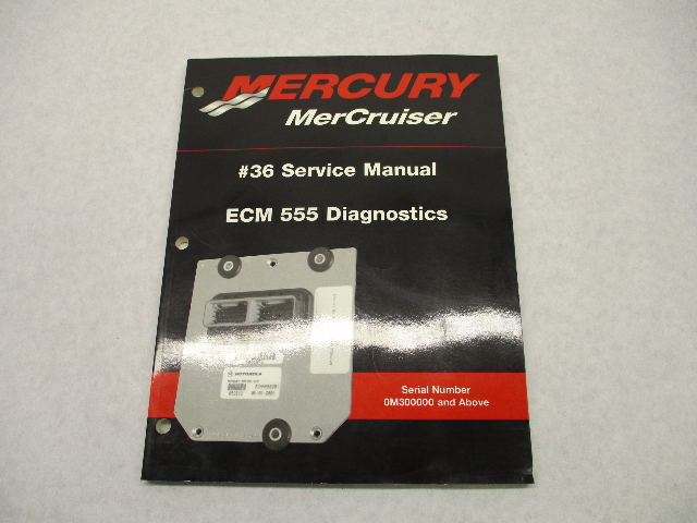 90-864573 2001 Mercury Mercruiser #36 Service Manual ECM 555 Diagnostics