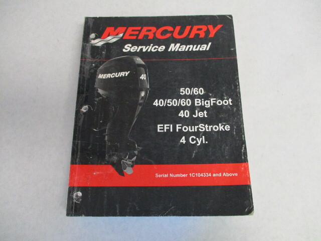 90-866917 2010 Mercury Outboard Service Manual 40 Jet 40-60 HP BigFoot EFI