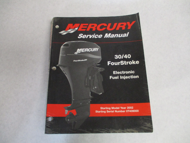90-883064 2002 Mercury Outboard Service Manual 30-40 FourStroke EFI