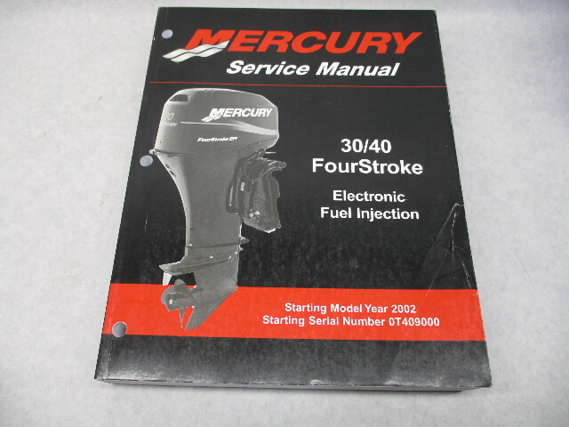 90-883064R02 Outboard Service Repair Manual for Mercury 30-40 4Stroke EFI 2002-06