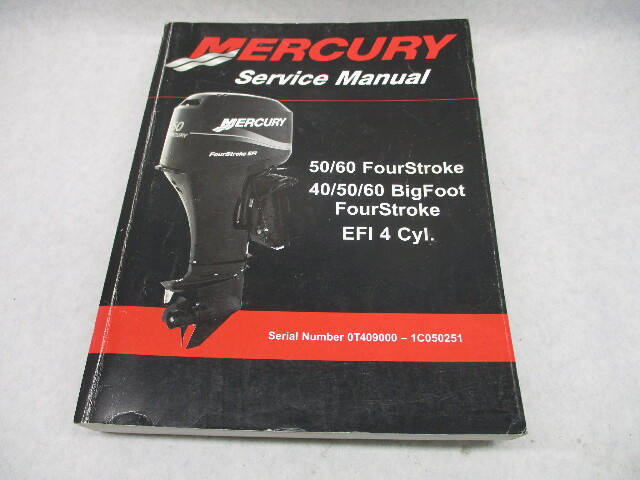 90-883065R02 2007 Mercury Outboard Service Repair Manual 40-60 BigFoot EFI 4-Cyl
