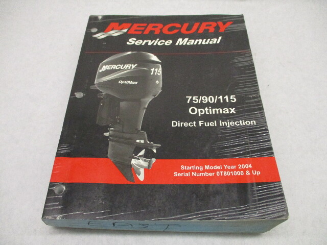 90-889785 03 Mercury Outboard Service Repair Manual 75-115 HP Optimax 2004