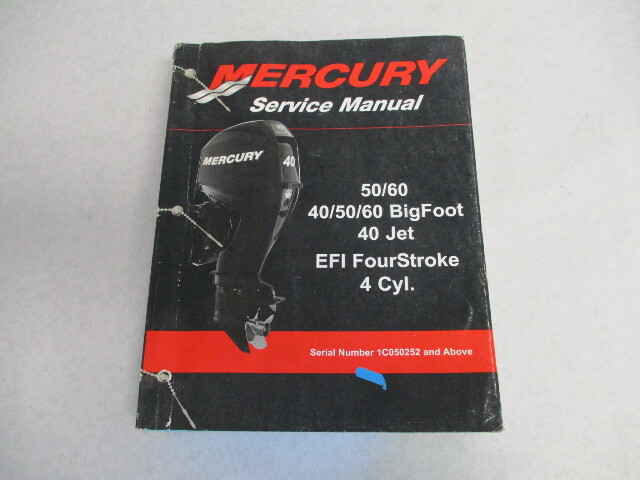 90-899975 2008 Mercury Outboard Service Repair Manual 40 Jet, 40-60 HP BigFoot EFI
