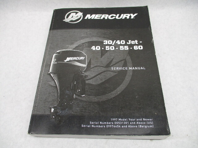 90-8M0110565 2015 Mercury Outboard Service Repair Manual 30/40 Jet 40-60 HP