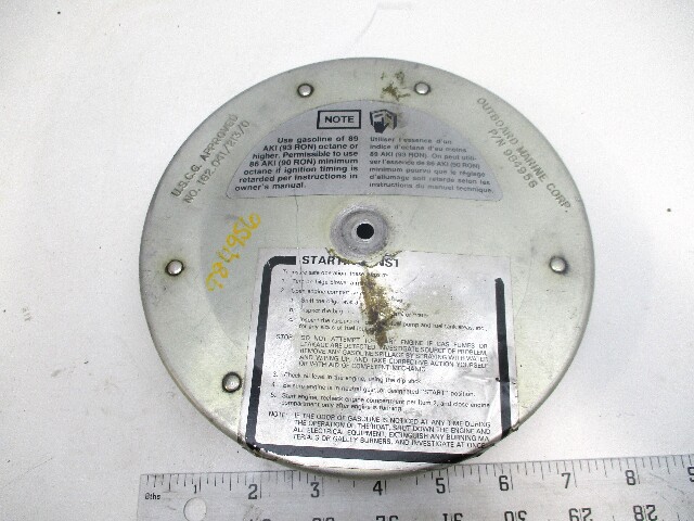 OMC Cobra Ford 2.3L 2 Barrel Carburetor Flame Arrestor 984956 985032