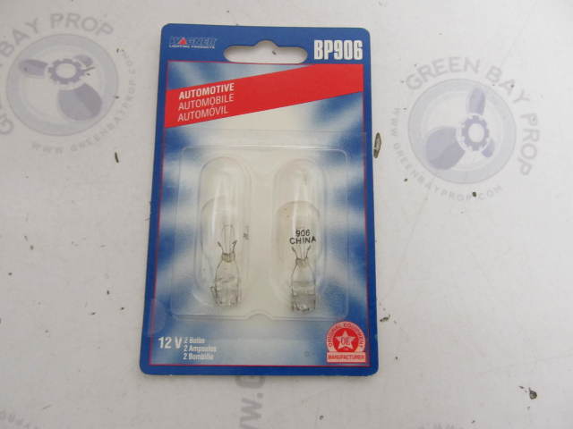BP906 Wagner Automotive Light 12V Mini Bulbs Pkg of 2