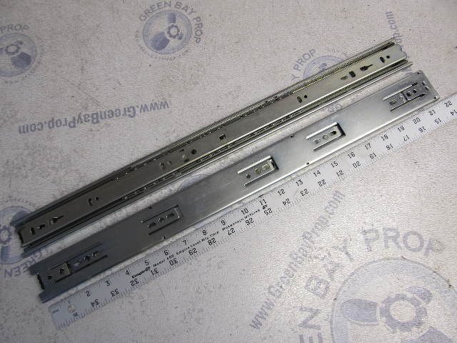 C 3832 B22p Accuride 22 Zinc Drawer Slides Pair Green Bay