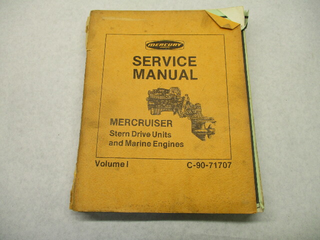 1974-1978 Mercury Mercruiser Stern Drive Service Repair Manual Volume I