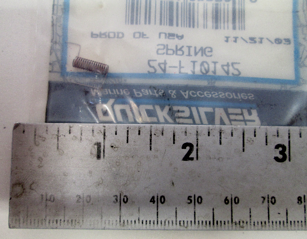 24-F10142 Mercury Chrysler Force Carb Float Support Spring