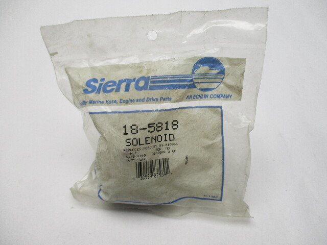 18-5818 89-818864 New Sierra Solenoid Mercury Mariner V135-V200