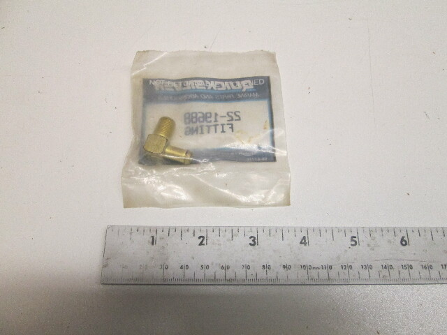 22-19688 64704 Mercry Mariner Outboard Engine Fuel Elbow Fitting