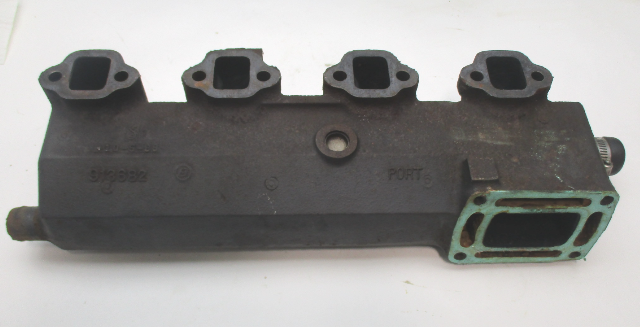 0913682 OMC Stringer Ford V8 351 Stern Drive Exhaust Manifold Port