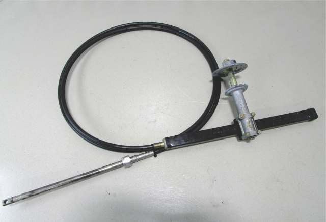 Teleflex 13' Rack and Pinion Boat SSC12413 Steering Cable With Helm