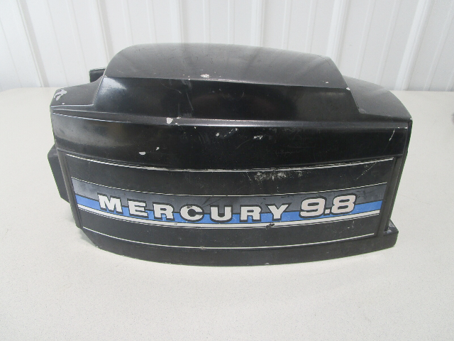 2160-7264A10 Top Engine Cowling Cover for Mercury 7.5 9.8 Hp Outboard Black