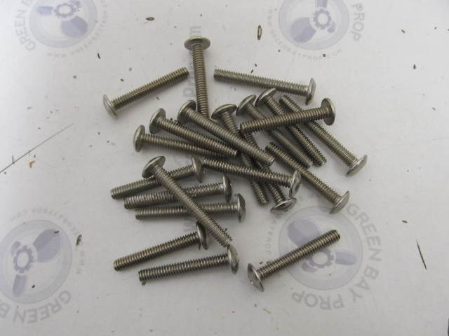 Lot of 20 1/4-20 x 1-3/4" Stainless Steel Phillips Head Truss Machine Screws