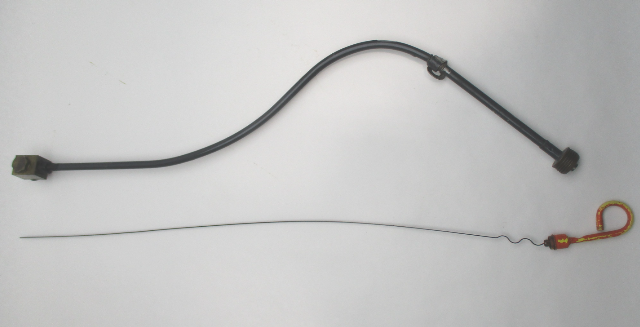 3850473 3860214 Volvo Penta V6 4.3L GM Vortec Engine Oil Dipstick And Tube