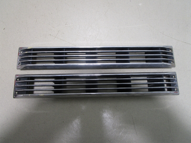 Attwood Marine Boat Bilge Blower Vent Cover Chrome Plastic 17 1/2" x 2 3/4"