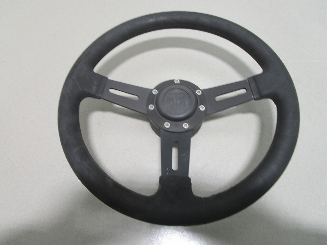 Teleflex Marine 12 3/4" Black Boat Steering Wheel 3 Spokes 3/4" Shaft