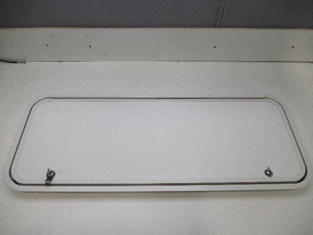 Marine Boat Lockable White Access Hatch Door Panel 43 1/4" X 17 1/8"