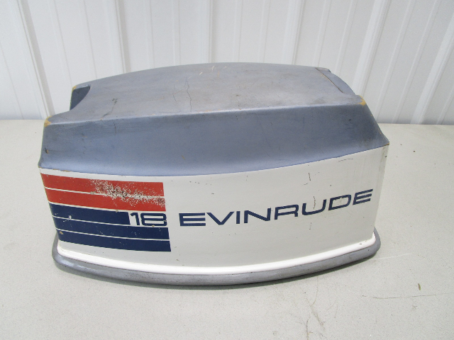 0279512 Evinrude Johnson 18 HP 2 Cyl Motor Cowl Engine Cover Top Cowling Hood