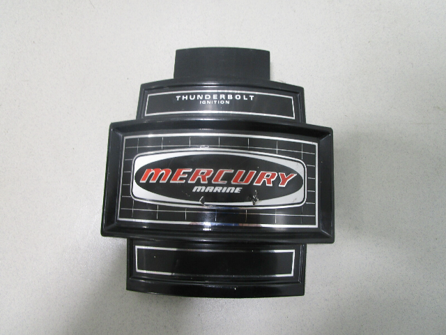 6395A2 Mercury 20Hp Outboard Thunderbolt Front Cowl Cover Medallion Black Red