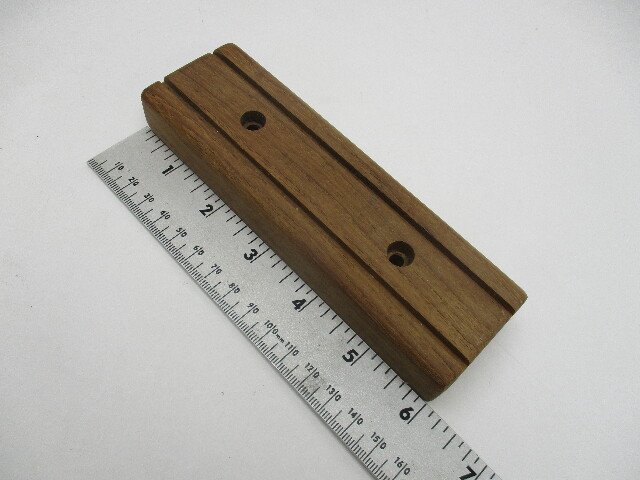 Teak Step Pad for Marine Boat Transom/Platform/Swim Ladder 6" L x 1-7/8" W 60944