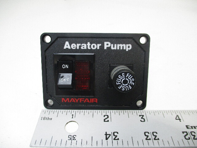 72045 Mayfair Boat Livewell Aerator Pump 2 Position Switch  & Fuse Panel