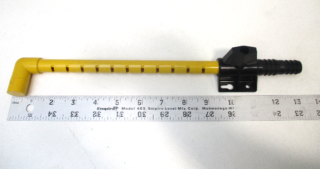 90051 Johnson Pump Livewell Aerating Bar, 5/8" / 3/4" Barb, w/ Valve, 13-1/4"